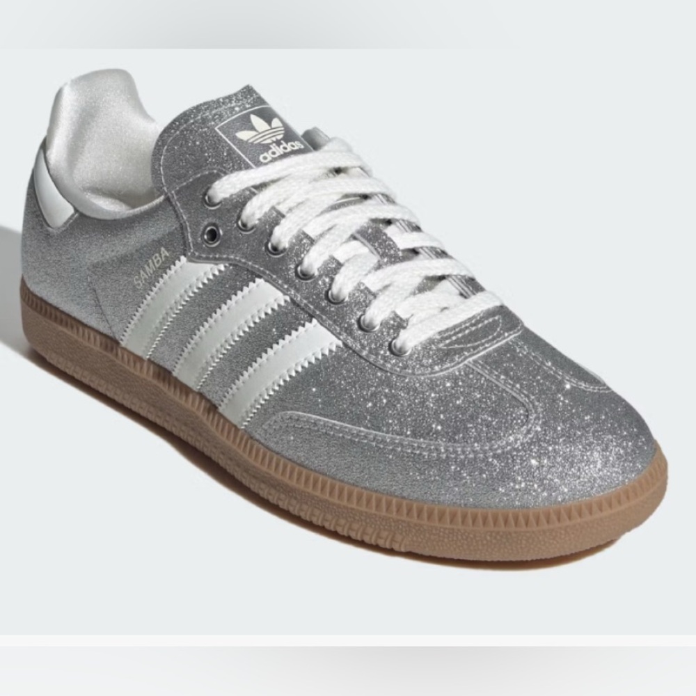 adidas Samba metallic shine glitter k16242 6.5 NIB
